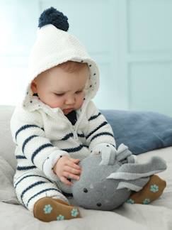 Babypakje vanaf geboorte van tricot met voering - vertbaudet enfant Baby-Salopette, jumpsuit-Babypakje vanaf geboorte van tricot met voering