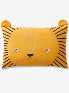 Kussensloop Mon petit lion - vertbaudet enfant Linnengoed en decoratie-Kussensloop Mon petit lion