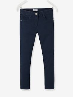 Slim fit meisjesbroek Morphologik heupomtrek MEDIUM - vertbaudet enfant Meisje-Slim fit meisjesbroek Morphologik heupomtrek MEDIUM