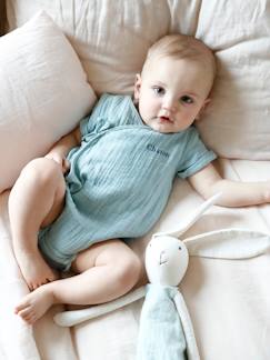Romper pasgeborene korte mouwen om te personaliseren - vertbaudet enfant Baby-Romper pasgeborene korte mouwen om te personaliseren