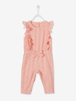 Boxpakje met Engels borduursel voor meisjesbaby - vertbaudet enfant Baby-Salopette, jumpsuit-Boxpakje met Engels borduursel voor meisjesbaby