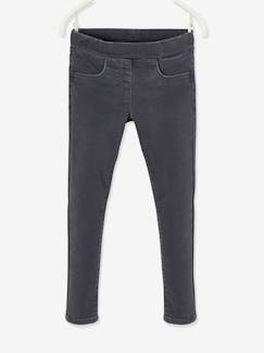 Waterless denim meisjestregging - vertbaudet enfant Meisje-Waterless denim meisjestregging