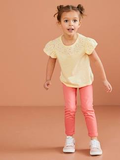 Slim fit meisjesbroek Morphologik heupomtrek MEDIUM - vertbaudet enfant Meisje-Slim fit meisjesbroek Morphologik heupomtrek MEDIUM