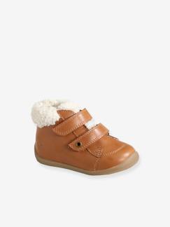 Gevoerde bottines voor de eerste stapjes van jongensbaby's - vertbaudet enfant Schoenen-Gevoerde bottines voor de eerste stapjes van jongensbaby's