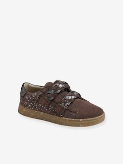 Leren sneakers met klittenband, kleutercollectie meisjes - vertbaudet enfant -Leren sneakers met klittenband, kleutercollectie meisjes
