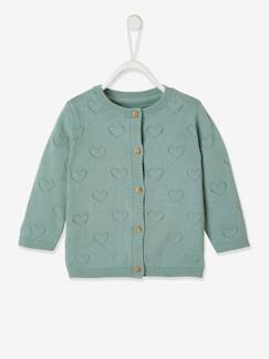 Vest van mesh pointelle baby - vertbaudet enfant -Vest van mesh pointelle baby