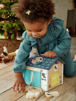 Niche van houten openingen - vertbaudet enfant Speelgoed-Eerste levensjaren-Niche van houten openingen