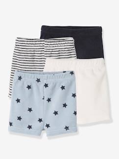 Set van 4 babyshorts van jersey - vertbaudet enfant Baby-Set van 4 babyshorts van jersey