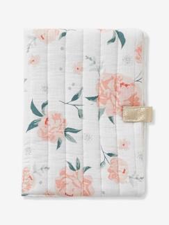 Beschermhoes voor groeiboekje EAU DE ROSE - vertbaudet enfant Verzorging-Luiertas-Tas accessoires-Beschermhoes voor groeiboekje EAU DE ROSE