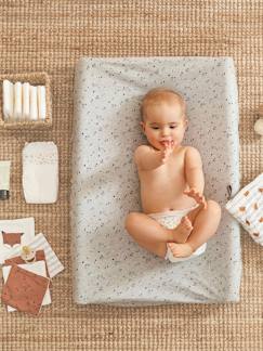 Katoenen hoes voor aankleedkussen - vertbaudet enfant Verzorging-Katoenen hoes voor aankleedkussen
