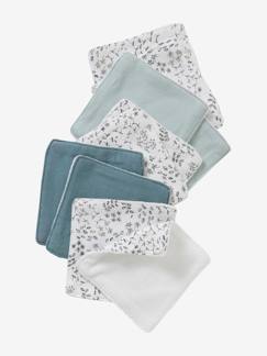 Set van 10 washandjes - vertbaudet enfant Linnengoed en decoratie-Set van 10 washandjes