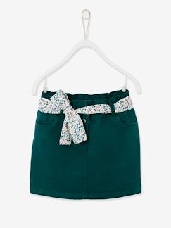 Rok in paperbag-stijl - vertbaudet enfant Meisje-Rok in paperbag-stijl