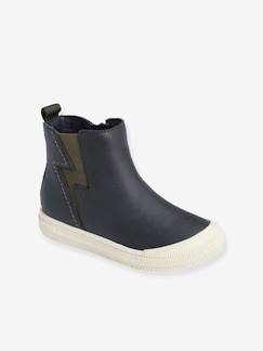 Jongenslaarzen met rits en elastiek, kleuterklas collectie - vertbaudet enfant -Jongenslaarzen met rits en elastiek, kleuterklas collectie