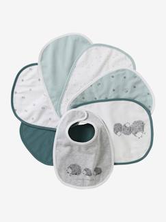 Set van 7 babyslabbetjes - vertbaudet enfant Verzorging-Baby eet en drinkt-Set van 7 babyslabbetjes