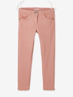 Slim fit meisjesbroek Morphologik heupomtrek LARGE - vertbaudet enfant Meisje-Slim fit meisjesbroek Morphologik heupomtrek LARGE