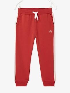 Joggingbroek voor meisjes Oeko-Tex® met sierlijke details - vertbaudet enfant -Joggingbroek voor meisjes Oeko-Tex® met sierlijke details