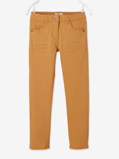 Slim fit meisjesbroek Morphologik heupomtrek LARGE - vertbaudet enfant Meisje-Slim fit meisjesbroek Morphologik heupomtrek LARGE