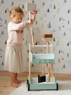 Houten schoonmaakkar - vertbaudet enfant -Houten schoonmaakkar
