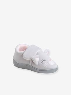 Pluche slofjes voor baby's - vertbaudet enfant Schoenen-Pluche slofjes voor baby's