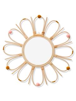 Rotan spiegel met pompons - vertbaudet enfant -Rotan spiegel met pompons