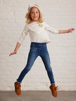 Fancy meisjes-tregging met laser motieven. - vertbaudet enfant Meisje-Fancy meisjes-tregging met laser motieven.