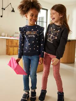 Slim fit meisjesjeans Morphologik "waterless" heupomtrek LARGE met gebruikssporen - vertbaudet enfant Meisje-Slim fit meisjesjeans Morphologik "waterless" heupomtrek LARGE met gebruikssporen