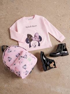 Meisjessweater Disney Minnie® met details met dubbelzijdige lovertjes - vertbaudet enfant Meisje-Meisjessweater Disney Minnie® met details met dubbelzijdige lovertjes