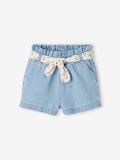 Paperbag short met riem voor baby - vertbaudet enfant -Paperbag short met riem voor baby