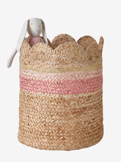 Geschulpte jute mand - vertbaudet enfant -Geschulpte jute mand
