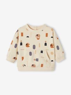 Molton baby sweatshirt - vertbaudet enfant Baby-Molton baby sweatshirt