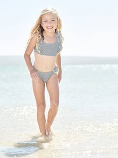 2-delig badpak met streepjes - vertbaudet enfant Meisje-Badpak-Bikini-2-delig badpak met streepjes