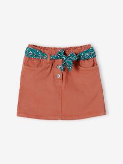Rok in paperbag-stijl - vertbaudet enfant Meisje-Rok in paperbag-stijl