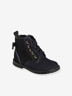 Leren boots voor meisjes kleutercollectie - vertbaudet enfant -Leren boots voor meisjes kleutercollectie