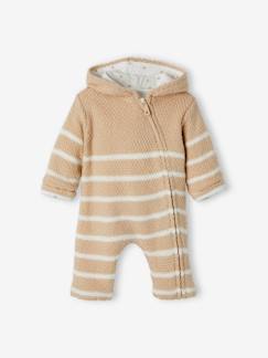 Babypakje vanaf geboorte van tricot met voering - vertbaudet enfant Baby-Babypakje vanaf geboorte van tricot met voering