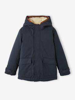 3-in-1-parka voor baby met afneembaar vest - vertbaudet enfant Jongens-3-in-1-parka voor baby met afneembaar vest