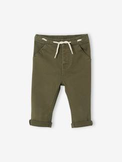 Babybroek met elastische tailleband - vertbaudet enfant Baby-Babybroek met elastische tailleband