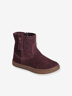Leren laarzen voor meisjes, kleutercollectie - vertbaudet enfant -Leren laarzen voor meisjes, kleutercollectie
