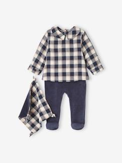 2-in-1 slaappakje jongens met bijpassende knuffel - vertbaudet enfant Baby-Pyjama, surpyjama-2-in-1 slaappakje jongens met bijpassende knuffel