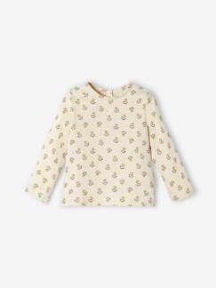 Bedrukt baby-T-shirt met lange mouwen - vertbaudet enfant Baby-Bedrukt baby-T-shirt met lange mouwen