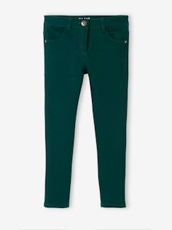 Slim fit meisjesbroek Morphologik heupomtrek SMALL - vertbaudet enfant Meisje-Slim fit meisjesbroek Morphologik heupomtrek SMALL