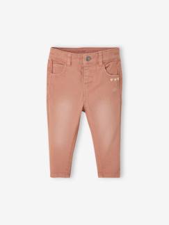 Babybroek met slimfit van stretchkatoen - vertbaudet enfant Baby-Broek, jean-Babybroek met slimfit van stretchkatoen