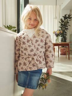 Trapezium meisjesrok in jeans - vertbaudet enfant Meisje-Trapezium meisjesrok in jeans