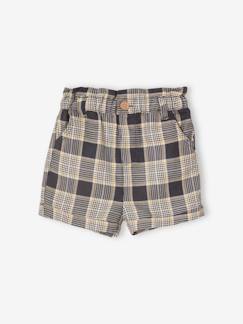 Meisjesshort met ruitjes - vertbaudet enfant Baby-Short-Meisjesshort met ruitjes