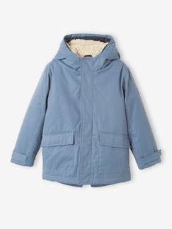 3-in-1-parka voor baby met afneembaar vest - vertbaudet enfant Jongens-3-in-1-parka voor baby met afneembaar vest