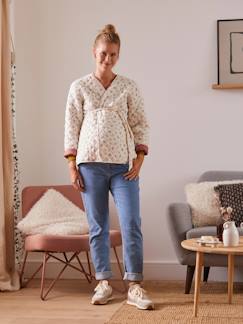 Gewatteerd fleece jack voor zwangerschap en borstvoeding - vertbaudet enfant Zwangerschapskleding-Borstvoeding-Gewatteerd fleece jack voor zwangerschap en borstvoeding