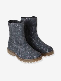 Leren meisjes laarsjes kleutercollectie - vertbaudet enfant Schoenen-Leren meisjes laarsjes kleutercollectie