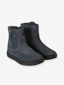 Leren laarzen voor meisjes, kleutercollectie - vertbaudet enfant -Leren laarzen voor meisjes, kleutercollectie
