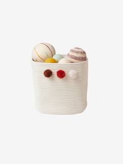 Opbergbak met pompons - vertbaudet enfant -Opbergbak met pompons
