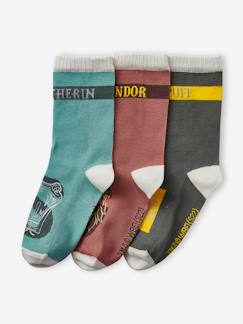 Set van 3 paar Harry Potter® sokken - vertbaudet enfant Jongens-Set van 3 paar Harry Potter® sokken