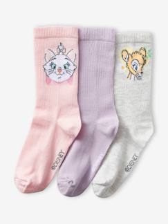 Set van 3 paar Disney® sokken - vertbaudet enfant Meisje-Set van 3 paar Disney® sokken